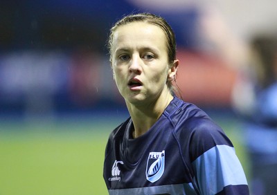 071114 - Combined Services Ladies v Cardiff Blues Ladies - Remembrance Rugby for The British Legion -Laura Prosser of Cardiff Blues Ladies (c) Huw Evans Agency