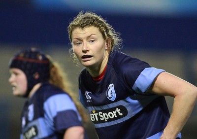 071114 - Combined Services Ladies v Cardiff Blues Ladies - Remembrance Rugby for The British Legion -Rachel Taylor of Cardiff Blues Ladies (c) Huw Evans Agency