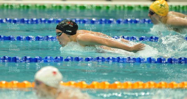 091010 - Commonwealth Games Delhi 2010 - Jemma Lowe competes in the women's swimming 200 meters butterfly