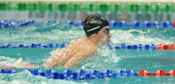 091010 - Commonwealth Games Delhi 2010 - Robert Holderness competes in the men's swimming 200 meters breaststroke