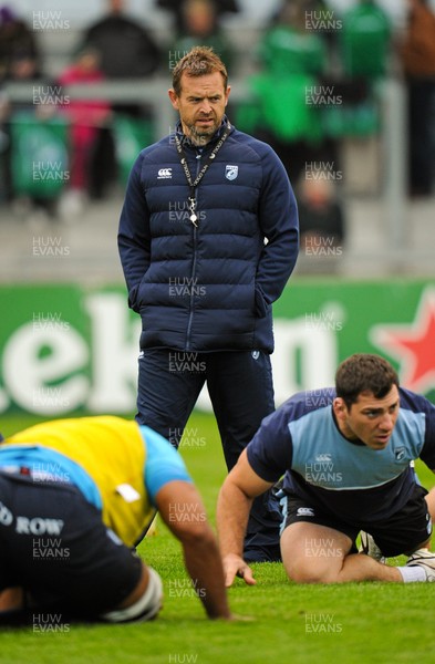 031015 - Connacht v Cardiff Blues - Guinness PRO12 - Cardiff Blues head coach Danny Wilson