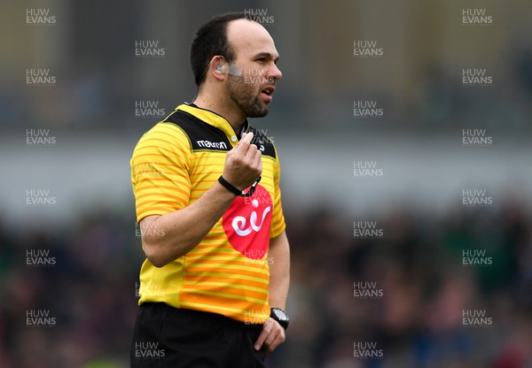 130419 -  Connacht v Cardiff Blues - Guinness PRO14 -  Referee Mike Adamson