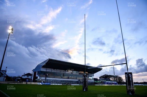 150220 - Connacht v Cardiff Blues - Guinness PRO14 -  A general view of the Sportsground in Galway