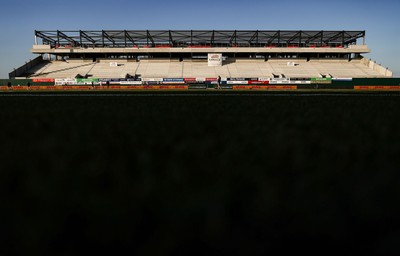 050425 - Connacht v Cardiff Rugby -EPCR Challenge Cup Round of 16 - A general view of the ongoing construction of the new stand at Dexcom Stadium before the EPCR Challenge Cup Round of 16 match between Connacht and Cardiff Rugby at Dexcom Stadium in Galway 
