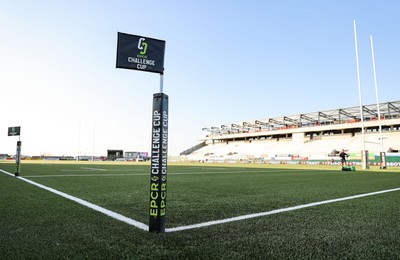 050425 - Connacht v Cardiff Rugby -EPCR Challenge Cup Round of 16 - A general view of Dexcom Stadium before the EPCR Challenge Cup Round of 16 match between Connacht and Cardiff Rugby at Dexcom Stadium in Galway 