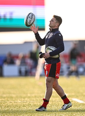 050425 - Connacht v Cardiff Rugby -EPCR Challenge Cup Round of 16 - Callum Sheedy of Cardiff Rugby before the match