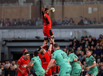050425 - Connacht v Cardiff Rugby -EPCR Challenge Cup Round of 16 - Taulupe Faletau of Cardiff Rugby