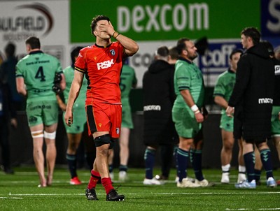 050425 - Connacht v Cardiff Rugby - EPCR Challenge Cup Round of 16 - Teddy Williams of Cardiff Rugby after his side's defeat