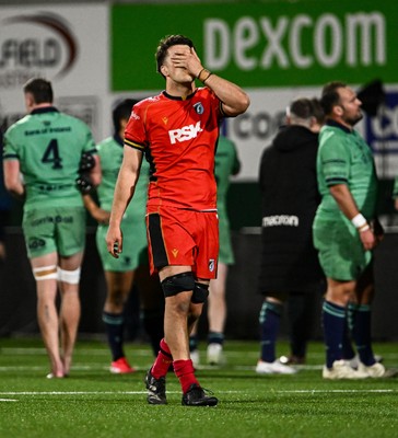 050425 - Connacht v Cardiff Rugby - EPCR Challenge Cup Round of 16 - Teddy Williams of Cardiff Rugby after his side's defeat