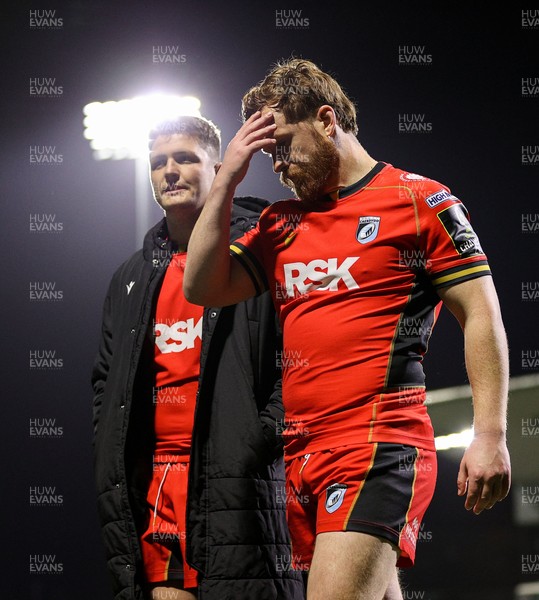 050425 - Connacht v Cardiff Rugby - EPCR Challenge Cup Round of 16 - Rory Jennings of Cardiff Rugby after his side's defeat