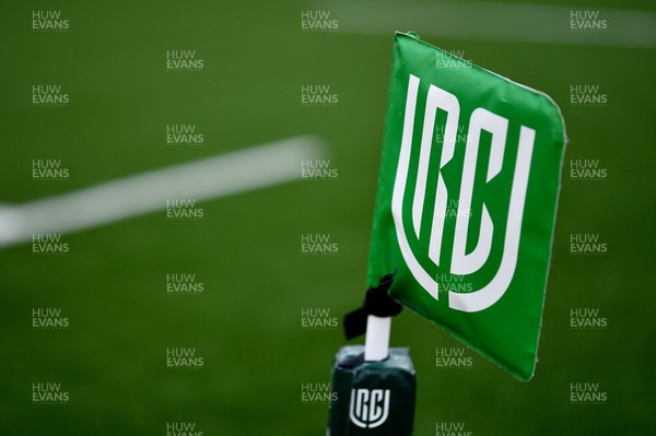 150423 - Connacht v Cardiff Rugby - United Rugby Championship - A URC sideline flag