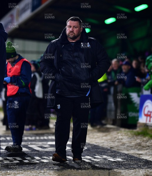 150423 - Connacht v Cardiff Rugby - United Rugby Championship - Cardiff director of rugby Dai Young after the match