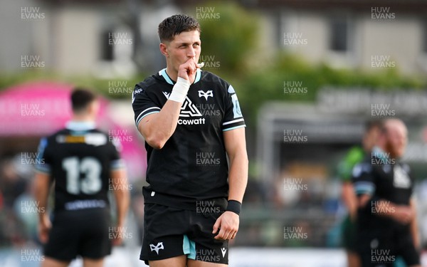 211023 - Connacht v Ospreys - United Rugby Championship - Max Nagy of Ospreys dejected after his side's defeat