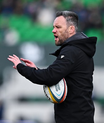 280326 - Connacht Rugby v Ospreys, United Rugby Championship - Ospreys head coach Mark Jones ahead of the match