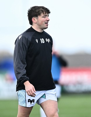 280326 - Connacht Rugby v Ospreys, United Rugby Championship - Ospreys Dan Edwards during warm up