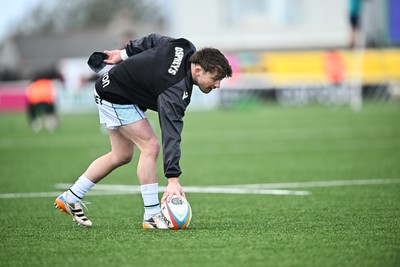 280326 - Connacht Rugby v Ospreys, United Rugby Championship - Dan Edwards of Ospreys during warm up