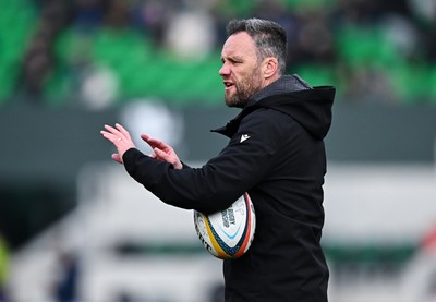 280326 - Connacht Rugby v Ospreys, United Rugby Championship - Ospreys head coach Mark Jones ahead of the match