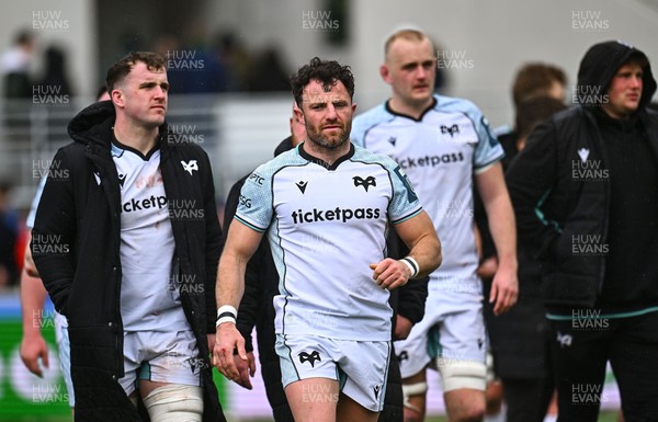 280326 - Connacht Rugby v Ospreys, United Rugby Championship - Luke Morgan of Ospreys at the end of the match