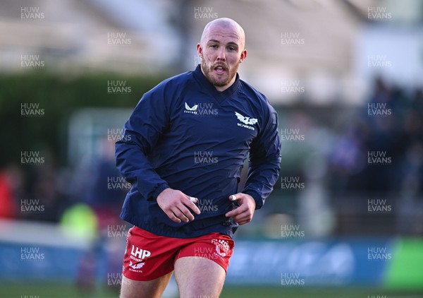 020324 - Connacht v Scarlets - United Rugby Championship - Efan Jones of Scarlets before the match