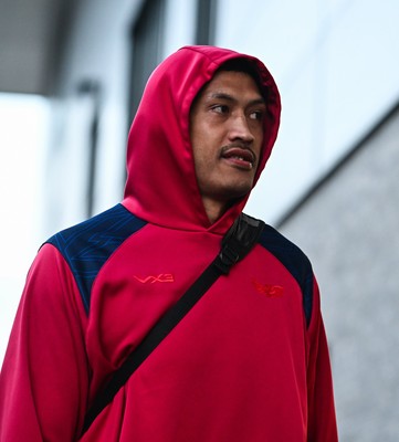 130326 - Connacht v Scarlets - United Rugby Championship - Sam Lousi of Scarlets before the United Rugby Championship match