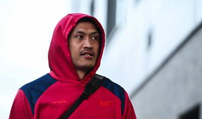 130326 - Connacht v Scarlets - United Rugby Championship - Sam Lousi of Scarlets before the United Rugby Championship match