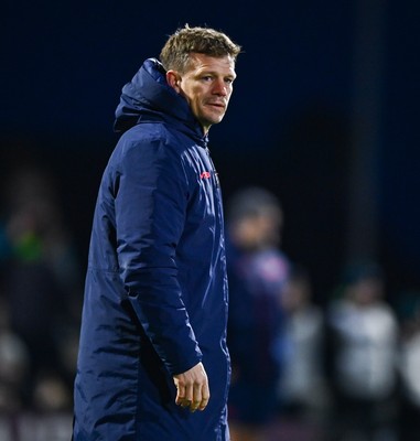 130326 - Connacht v Scarlets - United Rugby Championship - Scarlets head coach Dwayne Peel before the United Rugby Championship match