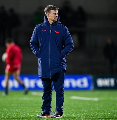 130326 - Connacht v Scarlets - United Rugby Championship - Scarlets head coach Dwayne Peel before the United Rugby Championship match