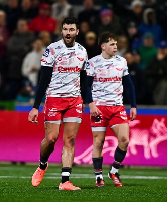 130326 - Connacht v Scarlets - United Rugby Championship - Johnny Williams of Scarlets