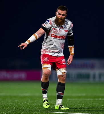 130326 - Connacht v Scarlets - United Rugby Championship - Jake Ball of Scarlets