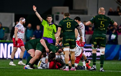 130326 - Connacht v Scarlets - United Rugby Championship - Referee Ru Campbell