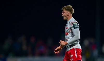 130326 - Connacht v Scarlets - United Rugby Championship - Archie Hughes of Scarlets