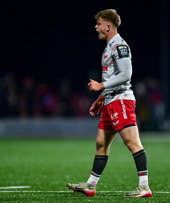 130326 - Connacht v Scarlets - United Rugby Championship - Archie Hughes of Scarlets