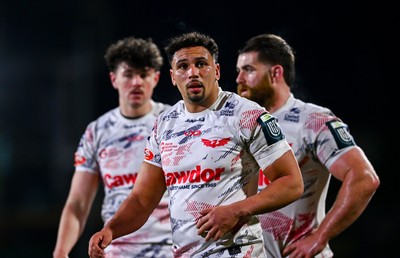 130326 - Connacht v Scarlets - United Rugby Championship - Dan Davis of Scarlets after the match