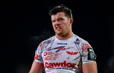 130326 - Connacht v Scarlets - United Rugby Championship - Jac Price of Scarlets after the match