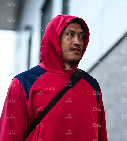 130326 - Connacht v Scarlets - United Rugby Championship - Sam Lousi of Scarlets before the United Rugby Championship match