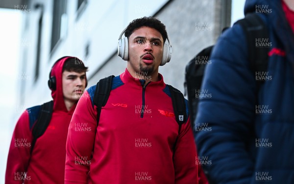 130326 - Connacht v Scarlets - United Rugby Championship - Dan Davis of Scarlets before the United Rugby Championship match