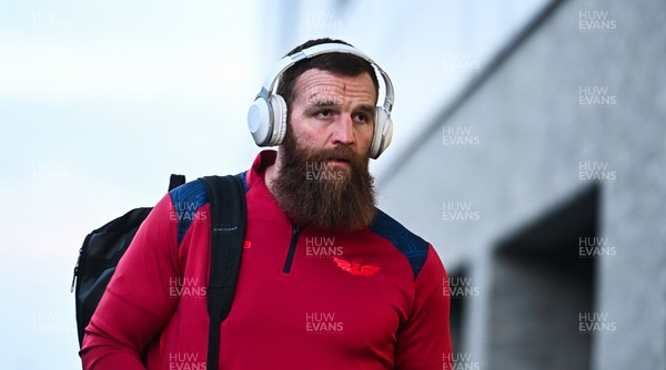 130326 - Connacht v Scarlets - United Rugby Championship - Jake Ball of Scarlets before the United Rugby Championship match