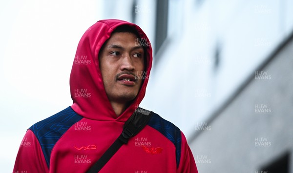 130326 - Connacht v Scarlets - United Rugby Championship - Sam Lousi of Scarlets before the United Rugby Championship match
