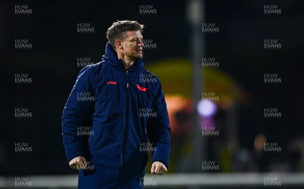 130326 - Connacht v Scarlets - United Rugby Championship - Scarlets head coach Dwayne Peel before the United Rugby Championship match