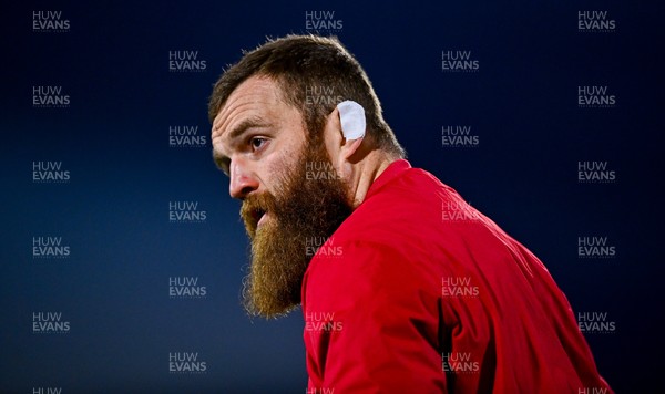 130326 - Connacht v Scarlets - United Rugby Championship - Jake Ball of Scarlets before the United Rugby Championship match