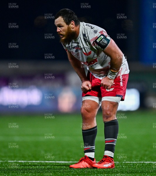 130326 - Connacht v Scarlets - United Rugby Championship - Marnus van der Merwe of Scarlets