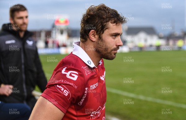 220918 - Connacht v Scarlets - Guinness PRO14 -  Leigh Halfpenny of Scarlets dejected following the match