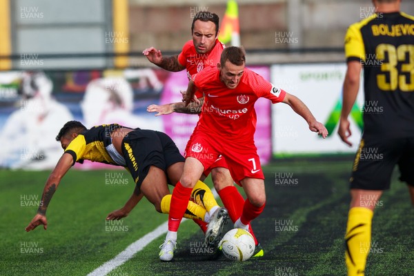 070721 - Connah's Quay Nomads v FC Alashkert - UEFA Champions League First Qualifying Round First Leg - Jamie Mullan (7) of Connah’s Quay Nomads