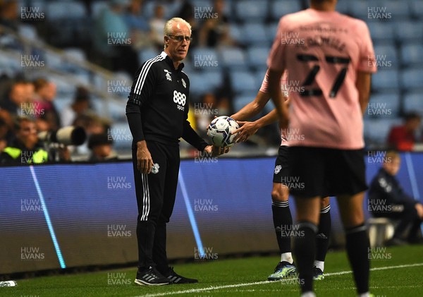 150921 - Coventry City v Cardiff City - EFL SkyBet Championship - Cardiff City Manager Mick McCarthy looks on