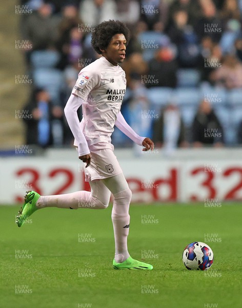 291222 - Coventry City v Cardiff City - Sky Bet Championship - Jaden Philogene of Cardiff