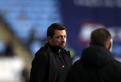 021121 - Coventry City v Swansea City - SkyBet Championship - Swansea City Manager Russell Martin