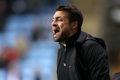 021121 - Coventry City v Swansea City - SkyBet Championship - Swansea City Manager Russell Martin