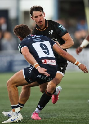 040926 - Coventry RFC v Ospreys, Pre-season Friendly - Tom Rogers of Ospreys races in to score try