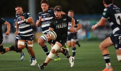 040926 - Coventry RFC v Ospreys, Pre-season Friendly - Morgan Morse of Ospreys breaks away