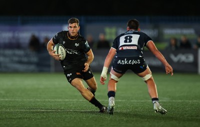 040926 - Coventry RFC v Ospreys, Pre-season Friendly - Lawson Creighton of Ospreys takes on Rhys Tait of Coventry